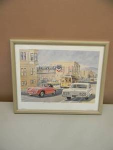 lot 43 image: JACK SCHMITT - OLDER and NEWER - HAND SIGNED - PROFESSIONALLY FRAMED - GREAT PIECE - APPROX 15 BY 12 - SEE PICTURES