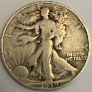 1939-S Walking Liberty Half Dollar