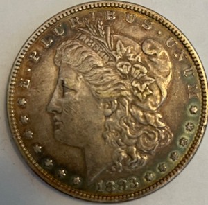 1883 Morgan Silver Dollar