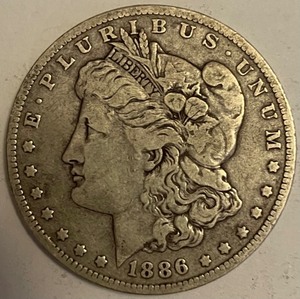 1886-O Morgan Silver Dollar
