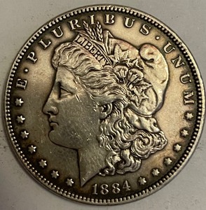 1884 Morgan Silver Dollar