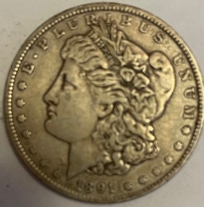 1891 Morgan Silver Dollar