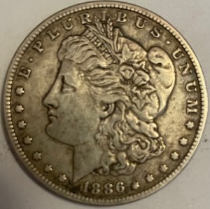 1886-O Morgan Silver Dollar