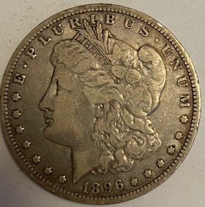 1896-O Morgan Silver Dollar