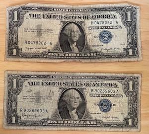 Two Different $ Silver Certificates