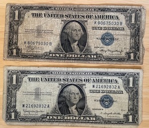 Two Different $ Silver Certificates