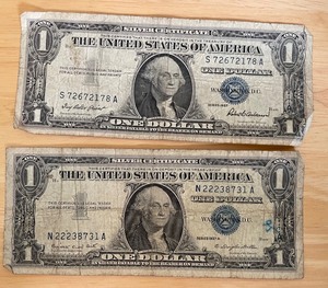 Two Different $ Silver Certificates