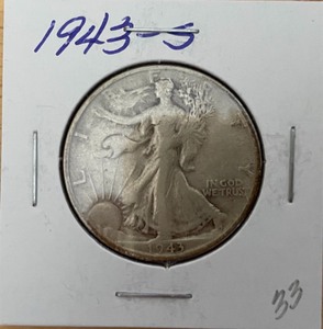 1943-S Walking Liberty Half Dollar