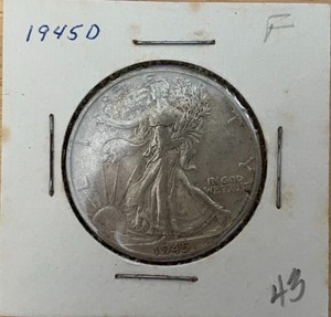 1945-D Walking Liberty Half Dollar