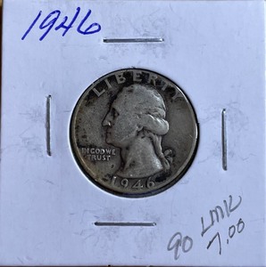1946 Washington Silver Quarter