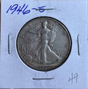 1946-S Walking Liberty Half Dollar
