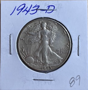 1943-D Walking Liberty Half Dollar