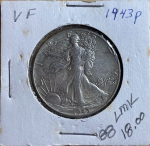 1943 Walking Liberty Half Dollar