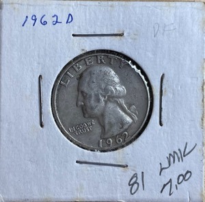1962-D Washington Silver Quarter