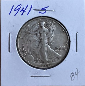 1941-S Walking Liberty Half Dollar