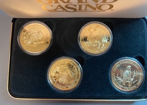 Grand Casino 4 Coin Set