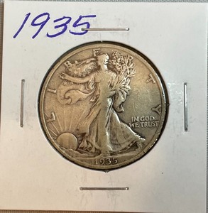 1935 Walking Liberty Half Dollar