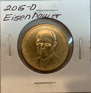 2015-D Eisenhower Presidential Dollar