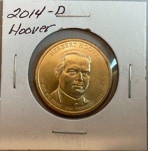 2014-D Hoover Presidential Dollar