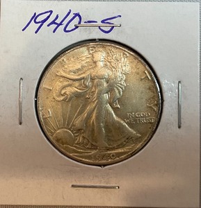 1940-S Walking Liberty Half Dollar