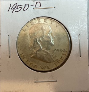 1950-D Franklin Half Dollar - High Grade
