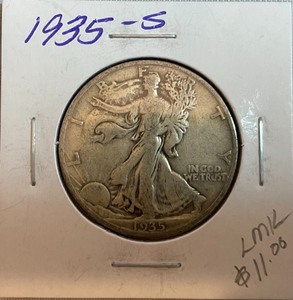 1935-S Walking Liberty Half Dollar