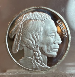 One Troy Ounce Silver Round -