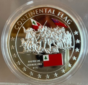 Continental Flag - Bunker Hill Medal