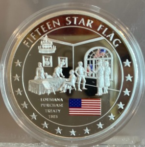 15 Star Flag Medal