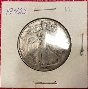 1942-S Walking Liberty Half Dollar