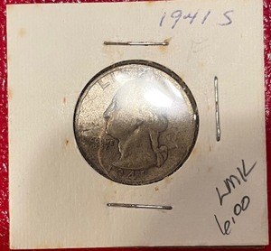 1941-S Washington Silver Quarter