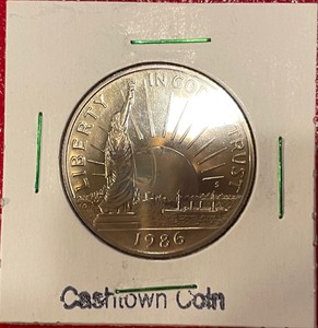 1986-S Statue of Liberty Proof Half Dollar
