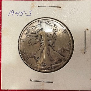 1945-S Walking Liberty Half Dollar