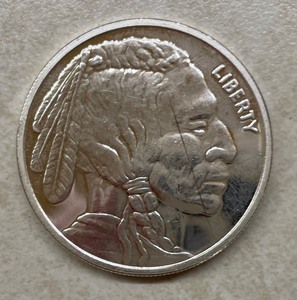 One Troy Ounce Silver Round