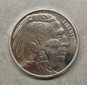 One Troy Ounce Silver Round