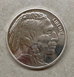 One Troy Ounce Silver Round