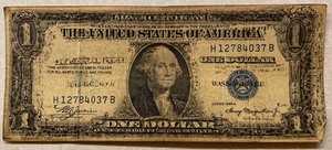 1935A One Dollar Silver Certificate - H12784037B