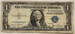 1935D Dollar Silver Certificate - H73699352F