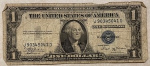 1935B Dollar Silver Certificate - J90345041D