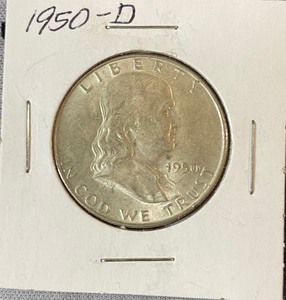 1950-D Franklin Half Dollar - High Grade