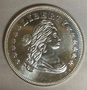 Lady Liberty One Ounce Silver Round