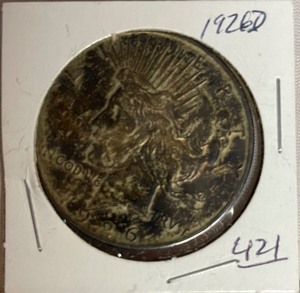 1926-D Peace Dollar