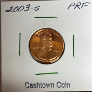 Two Lincoln Memorial Proofs - 2003-S & 2004-S
