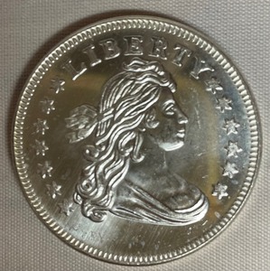 Lady Liberty One Ounce Silver Round