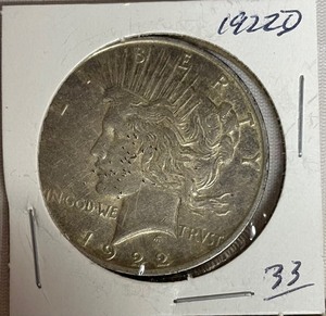 1922-D Peace Dollar