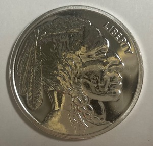1 Ounce Silver Native American Round