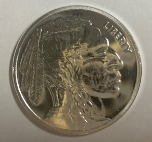1 Ounce Silver Native American Round