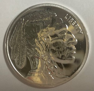 1 Ounce Silver Native American Round