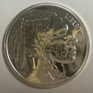1 Ounce Silver Native American Round