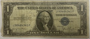 1935D Dollar Silver Certificate - J90484341A